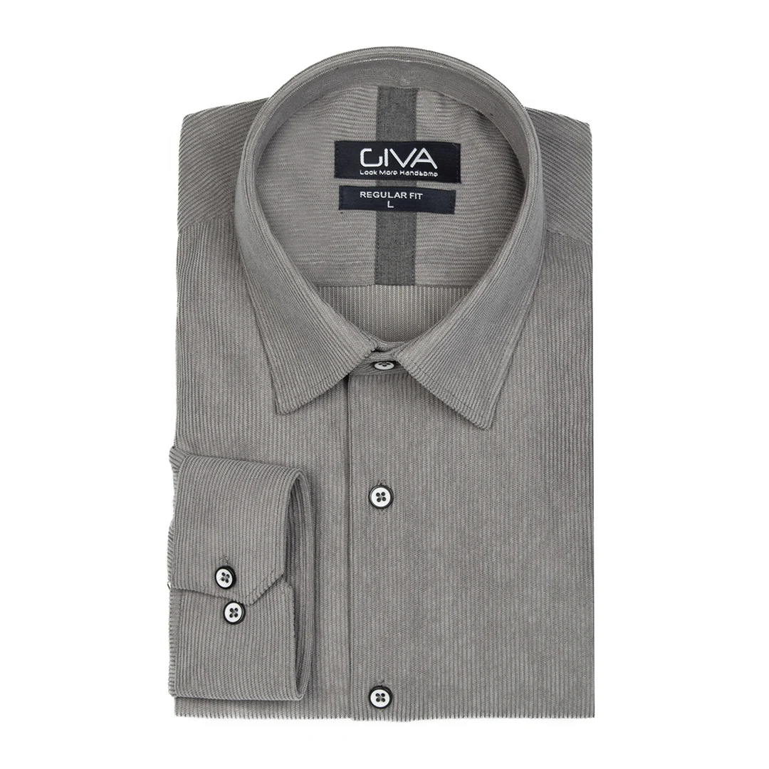 پیراهن مردانه مخمل کبریتی 4443 - Thumbnail 5